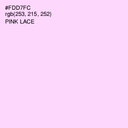 #FDD7FC - Pink Lace Color Image
